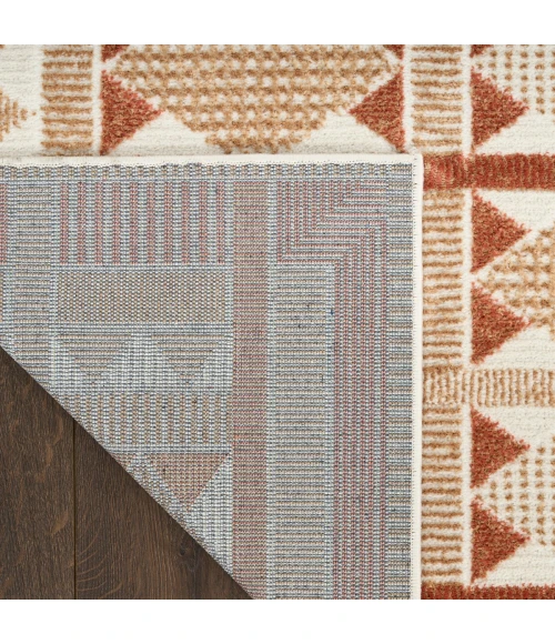 Nourison Nordic Rust NRC06 8 ft. X 10 ft. Rect. Rug