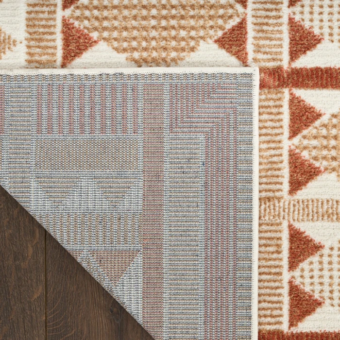 Nourison Nordic Rust NRC06 8 ft. X 10 ft. Rect. Rug