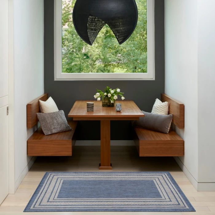 Nourison Horizon Indoor/Outdoor Denim HOZ03 3 ft. X 5 ft. Rect. Rug