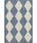 Nourison Positano Navy Blue POS04 3ft. x 5ft. Rect. Rug