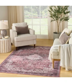Nourison Home Nourison Washables NWB15 Red 5 ft. 2 in. X 7 ft. Area Rug