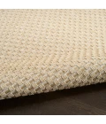 Nourison Tulum Cream TLM03 2 ft. 2 in. X 10 ft. Rect. Rug