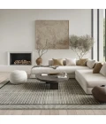 Nourison Nordic Ivory Grey NRC03 9ft. x 12ft. Rect. Rug