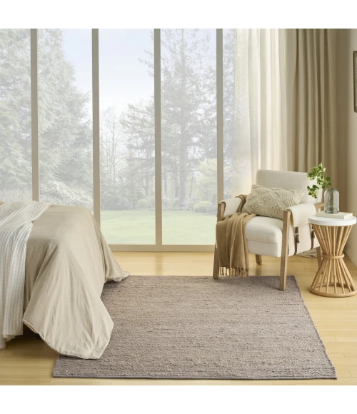 Nourison Home Natural Jute Grey NJT01 6ft. x 9ft. Rect. Rug