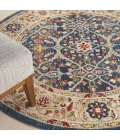 Nourison Home Karisma Blue KAR03 6ft. x Round Round Rug