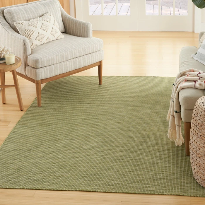 Nourison Positano Green POS01 5 ft. X 7 ft. Rect. Rug