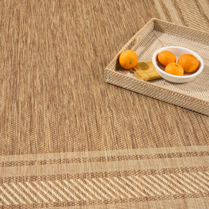 Nourison Horizon Indoor/Outdoor Natural HOZ03 6 ft. X 9 ft. Rect. Rug