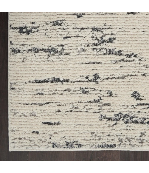 Nourison Zermatt Ivory Blue ZER03 7ft.10in. x 9ft.10in. Rect. Rug