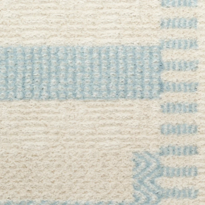Nourison Nordic Ivory Blue NRC11 5 ft. X 7 ft. Rect. Rug