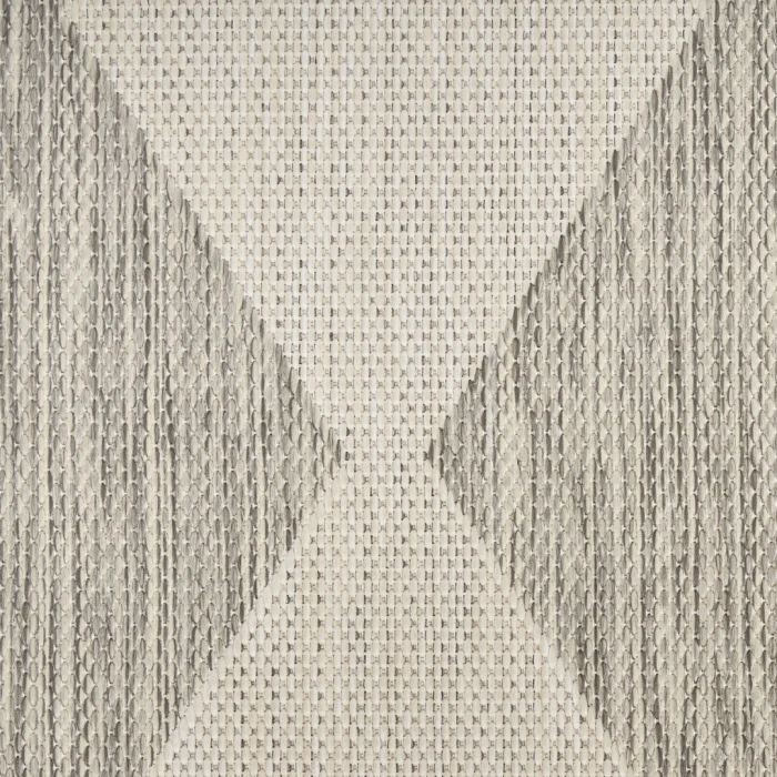 Nourison Positano Light Grey POS04 2ft. x 6ft. Rect. Rug