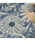 Nourison Aloha Blue ALH33 5 ft. 3 in. X 7 ft. 5 in. Rect. Rug
