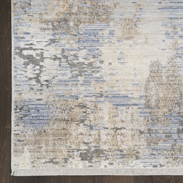 Nourison Home Abstract Hues Blue ABH01 7ft.10in. x 10ft. Rect. Rug