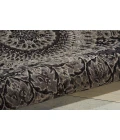 Nourison Home Nourison 2000 Black 2335 7ft.6in. x 9ft.6in. Oval Oval Rug