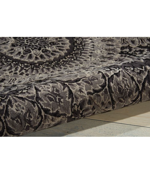 Nourison Home Nourison 2000 Black 2335 7ft.6in. x 9ft.6in. Oval Oval Rug