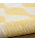 Nourison Positano Yellow POS04 2ft.2in. x 12ft. Rect. Rug