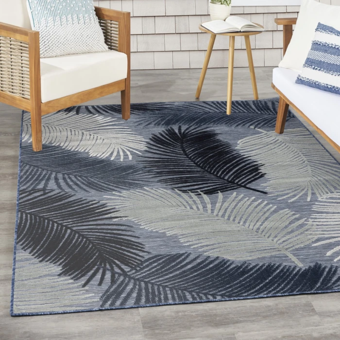 Nourison Home Suncoast Blue SNC03 4ft. x 6ft. Rect. Rug