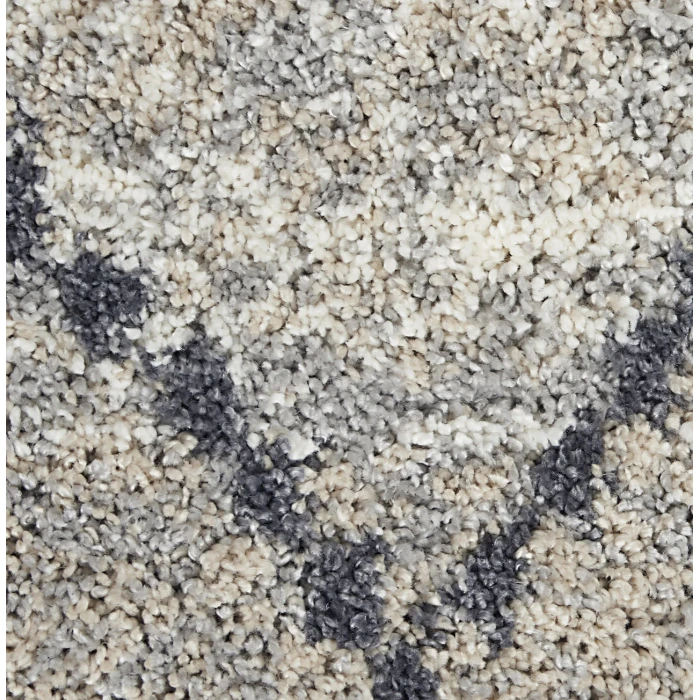 Nourison Home Oslo Shag Grey OSL01 9ft. x 12ft. Rect. Rug