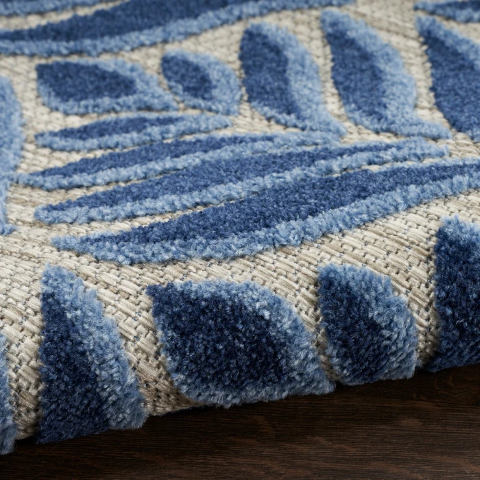 Nourison Aloha Blue ALH35 2 ft. 3 in. X 8 ft. Rect. Rug