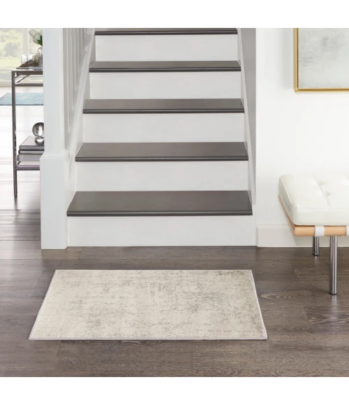 Nourison Quarry Cream Grey QUA01 2 ft. X 3 ft. Rect. Rug