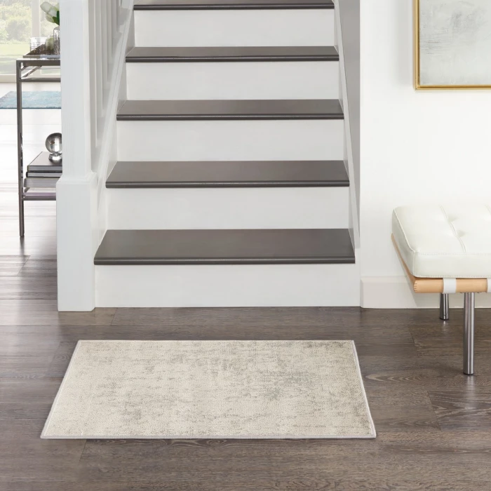 Nourison Quarry Cream Grey QUA01 2 ft. X 3 ft. Rect. Rug