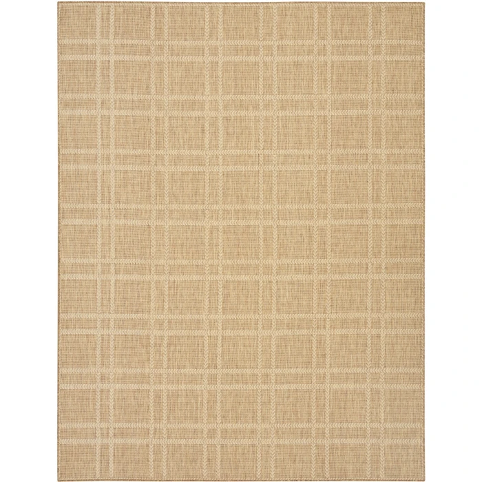 Nourison Home Horizon Indoor/Outdoor Tan HOZ04 9ft. x 12ft. Rect. Rug