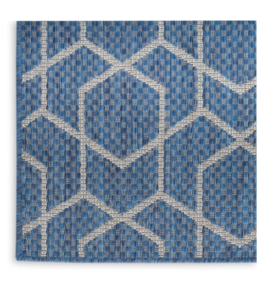 Nourison Horizon Indoor/Outdoor Denim HOZ01 2 ft. X 6 ft. Rect. Rug