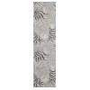 Nourison Home Garden Oasis GOA01 Grey 2 ft. X 8 ft. Area Rug