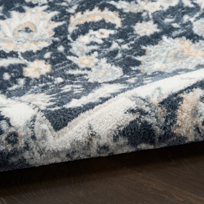 Nourison Dekor Slate Ivory DEK09 7 ft. 10 in. x 9 ft. 10 in. Rect. Rug