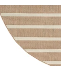 Nourison Positano Jute Ivory POS03 6ft. Round Rug