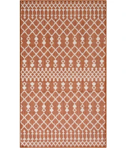 Nourison Positano Terracotta POS02 2ft. x 3ft. Rect. Rug