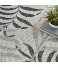 Nourison Garden Oasis Grey GOA01 10 ft. X 14 ft. Rect. Rug