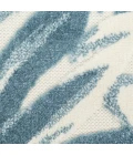 Nourison Aloha Ivory Blue ALH43 3 ft. 6 in. X 5 ft. 6 in. Rect. Rug
