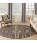 Nourison Positano Natural POS02 6 ft. X Round Rug
