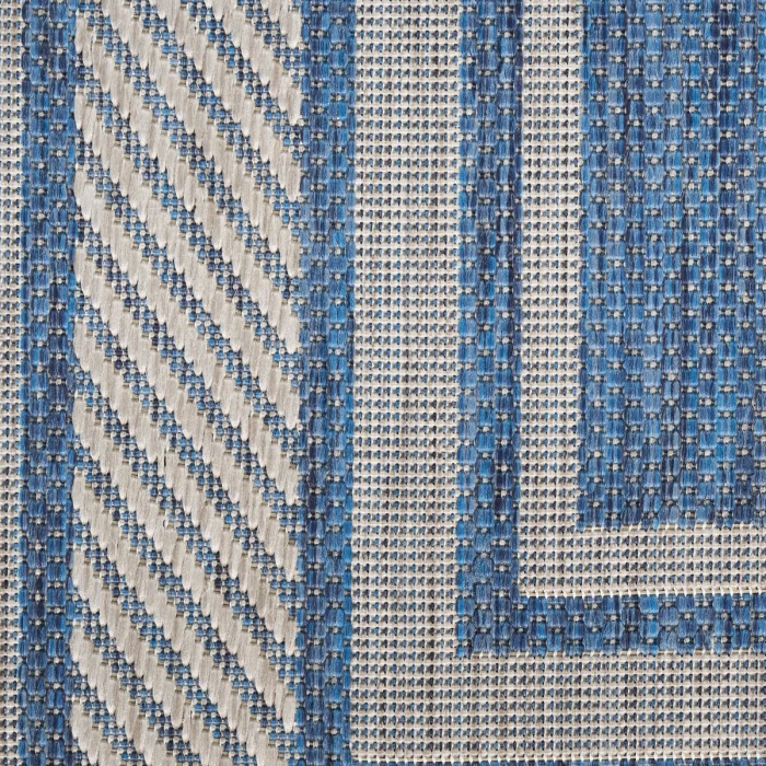 Nourison Horizon Indoor/Outdoor Denim HOZ03 2 ft. X 6 ft. Rect. Rug