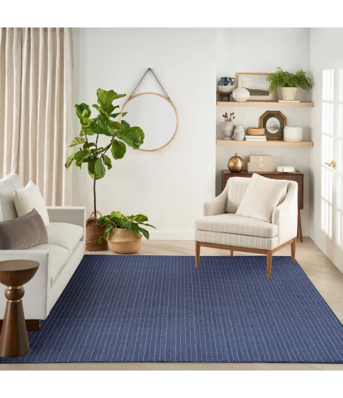 Nourison Horizon Indoor/Outdoor Navy HOZ02 10 ft. X 14 ft. Rect. Rug