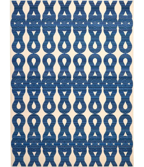 Barclay Butera Butera Collection Blue BB201 7ft.9in. x 9ft.9in. Rect. Rug