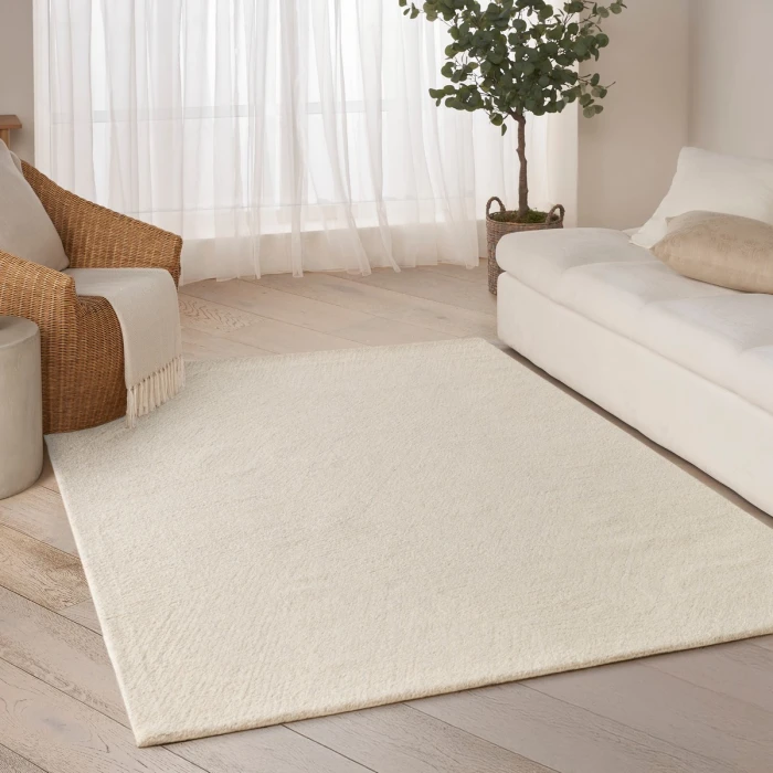 DKNY Pure Angles Ivory ANG01 4 ft. X 6 ft. Rect. Rug