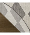 Nourison Positano Charcoal POS04 5ft. Round Rug
