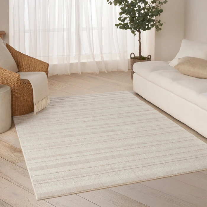 DKNY Pure Multi Weave Ivory MTW01 4 ft. X 6 ft. Rect. Rug