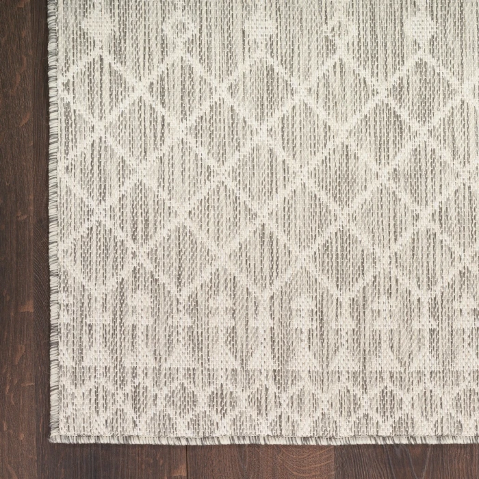Nourison Positano Light Grey POS02 4 ft. X 6 ft. Rect. Rug