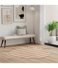Nourison Positano Beige Ivory POS03 4ft. Round Rug