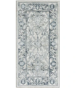 Nourison Home Dekor DEK03 Grey Navy 2 ft. X 4 ft. Area Rug