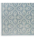 Nourison Home Washable Charm Blue WCH03 3ft. x 5ft. Rect. Rug