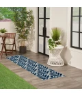 Nourison Aloha Blue ALH35 2 ft. 3 in. X 8 ft. Rect. Rug