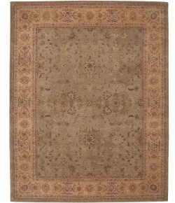Nourison Home Heritage Hall Green HE02 7ft.9in. x 9ft.9in. Rect. Rug