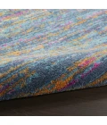 Nourison Passion Blue Multicolor PSN35 5ft.3in. x 7ft.3in. Rect. Rug