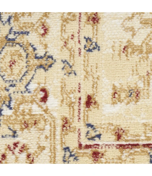 Nourison Grafix Cream Multicolor GRF43 5ft.3in. x 7ft.3in. Rect. Rug