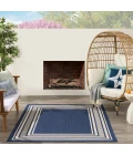 Nourison Horizon Indoor/Outdoor Navy HOZ03 5 ft. X 7 ft. Rect. Rug