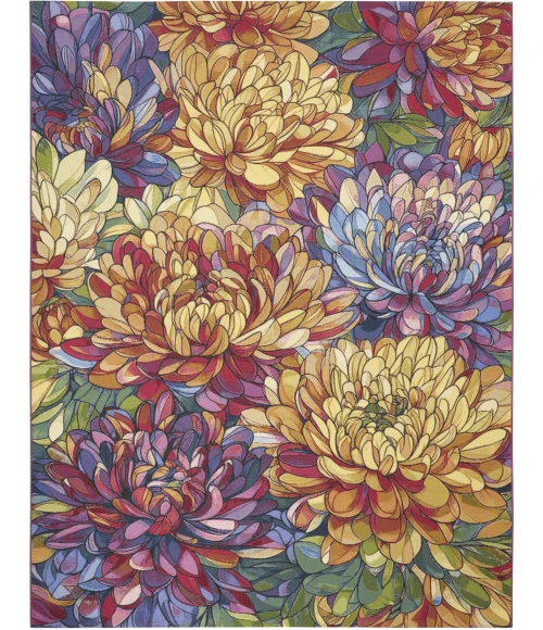 Nourison Home Color Splash Multicolored CSP06 7ft.10in. x 9ft.10in. Rect. Rug