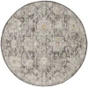 Nourison Home Oushak Home OUS01 Charcoal 7 ft. 10 in. Round Area Rug